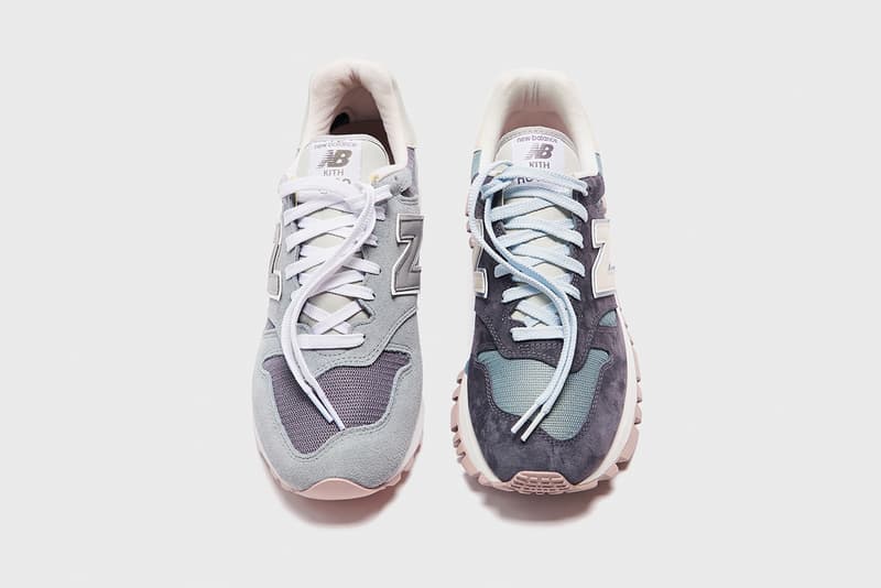 ロニーファイグとニューバランスの最新コラボモデル2型が発売 ronnie fieg kith new balance rc 1300 made in usa blue grey white mauve official release date info photos price store list buying guide vibram