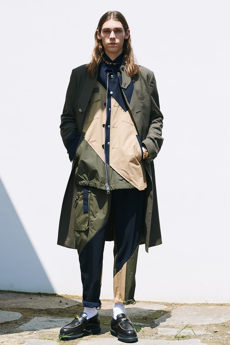 sacai 2021年春夏メンズコレクション サカイ 〈Nike〉とのコラボによるVaporwaffleの新カラーやBlazer Lowも登場