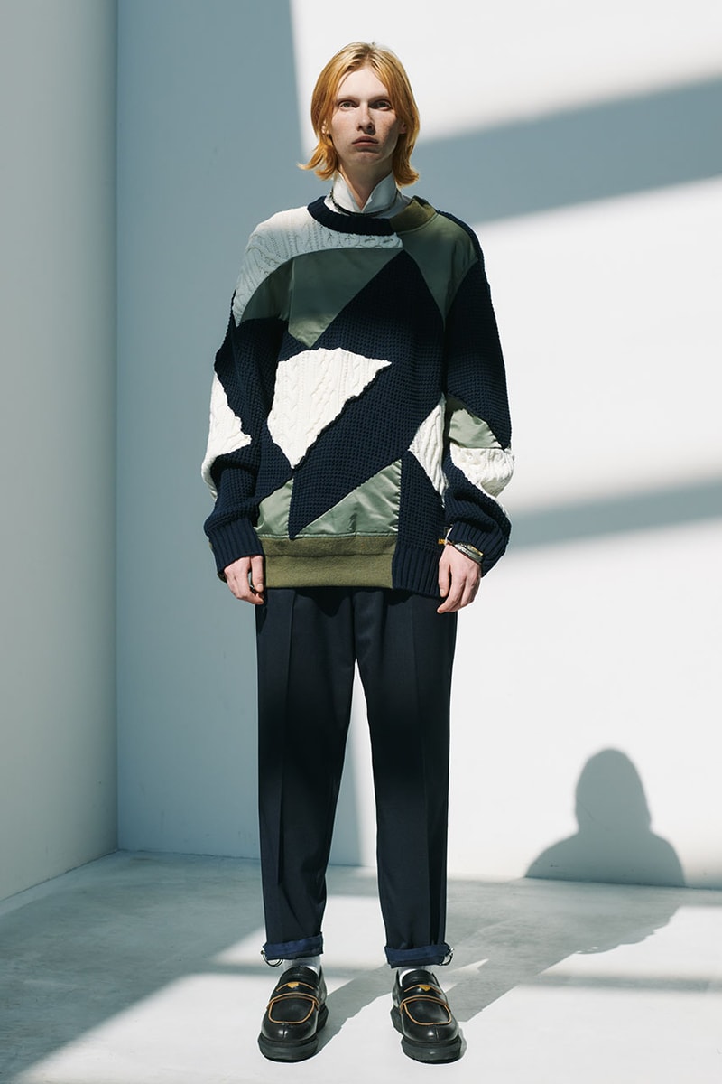 sacai 2021年春夏メンズコレクション サカイ 〈Nike〉とのコラボによるVaporwaffleの新カラーやBlazer Lowも登場