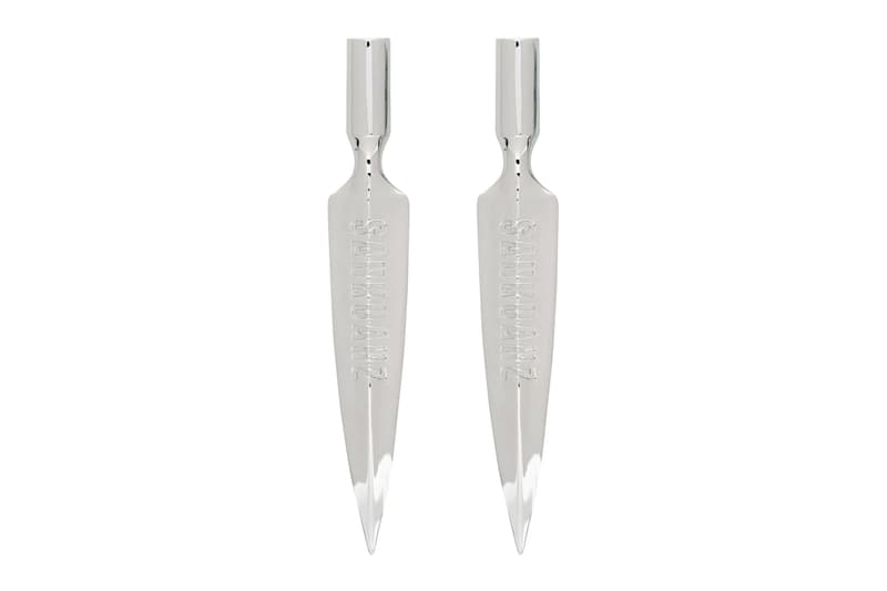 中国発の新進気鋭ブランド SANKUANZ が AirPods 専用のイヤフォン・イアリングを発売 SANKUANZ Silver Blade AirPods Earrings Release Info Buy Price SSENSE