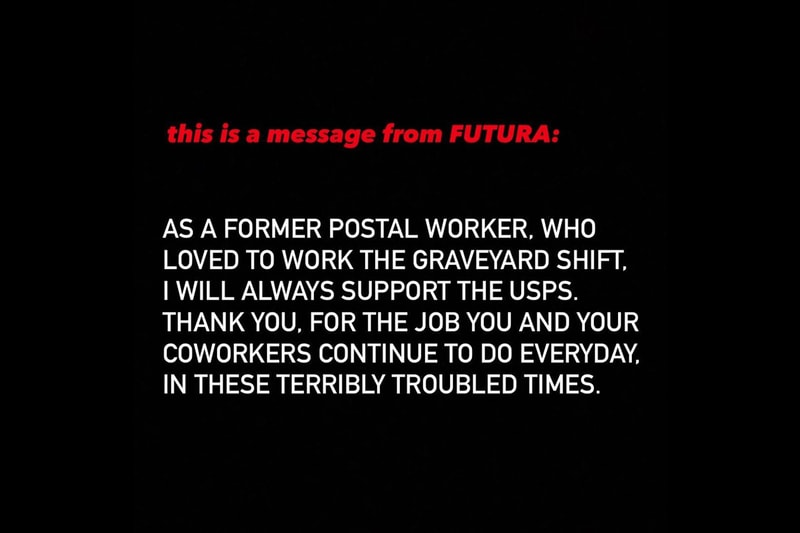 トランプ大統領がアメリカ合衆国郵便公社への補助金を認めない方針を示す futura kaws save usps artists plea