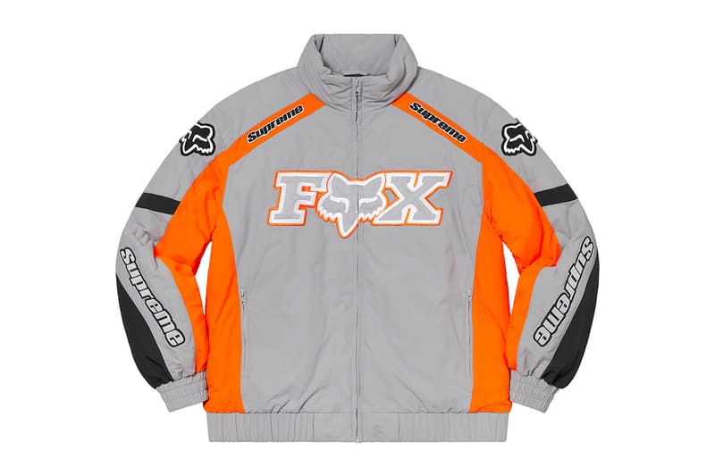 シュプリーム Supreme 2020年秋冬コレクション ジャケット いつも通り、ライトアウターから真冬仕様のダウンまで幅広いアイテムがラインアップ。なかでもLee Scratch Perry（リー・スクラッチ・ペリー）のアートワークを用いたデニムジャケット、定番パートナー〈VANSON（バンソン）〉のレザージャケット、GORE TEX 700-Fill ダウンジャケット、2019年秋冬シーズンに続いて招聘された〈葵産業〉とのコラボによるMA-1、2019年に他界した絵師・佐伯俊男のアートワークを随所にあしらったジャケット、こちらも2019年秋冬に続く登場となる〈Fox Racing（フォックス レーシング）〉製ジャケット、老舗ワークウェアブランド〈RefrigiWear（リフリッジウェア）〉とチームアップしたジャケット&ベスト、2011年秋冬コレクションのムービーから抜いた空中写真を全面プリントしたジップアップジャケット、アニメ『スマーフ（The Smurfs）』とのキャラクターを配置した迷彩柄のGORE TEXジャケットなどが並ぶ。