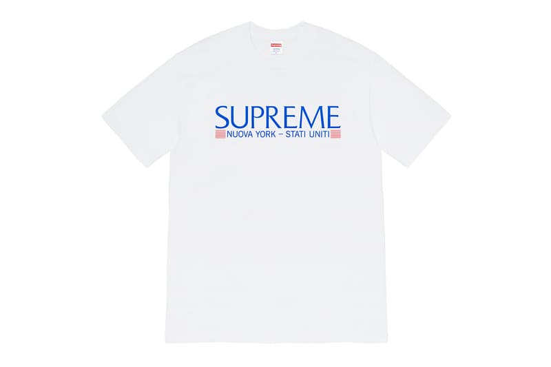 シュプリーム Supreme 2020年秋冬コレクション Tシャツ ボックスロゴTシャツを着用する伝説的サックス奏者 Pharoah Sanders（ファラオ・サンダース）の姿をプリントした逸品から、サイトのログイン時に見かける「私はロボットではありません」の画像選択をモチーフにした遊び心のあるもの、ポップなグラフィックを全面に打ち出したデザインまでラインアップする。