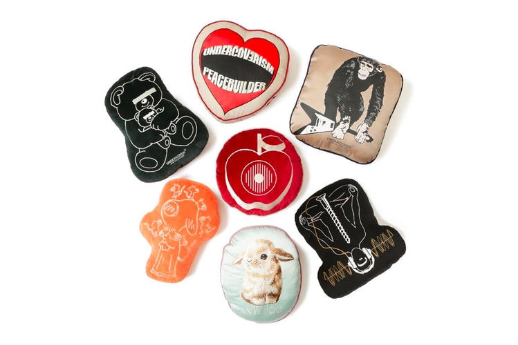 UNDERCOVER から7型のオリジナルクッションが登場