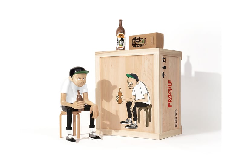 花井祐介が自身初となるウッドスカルプチャーとウッドボトルを限定リリース