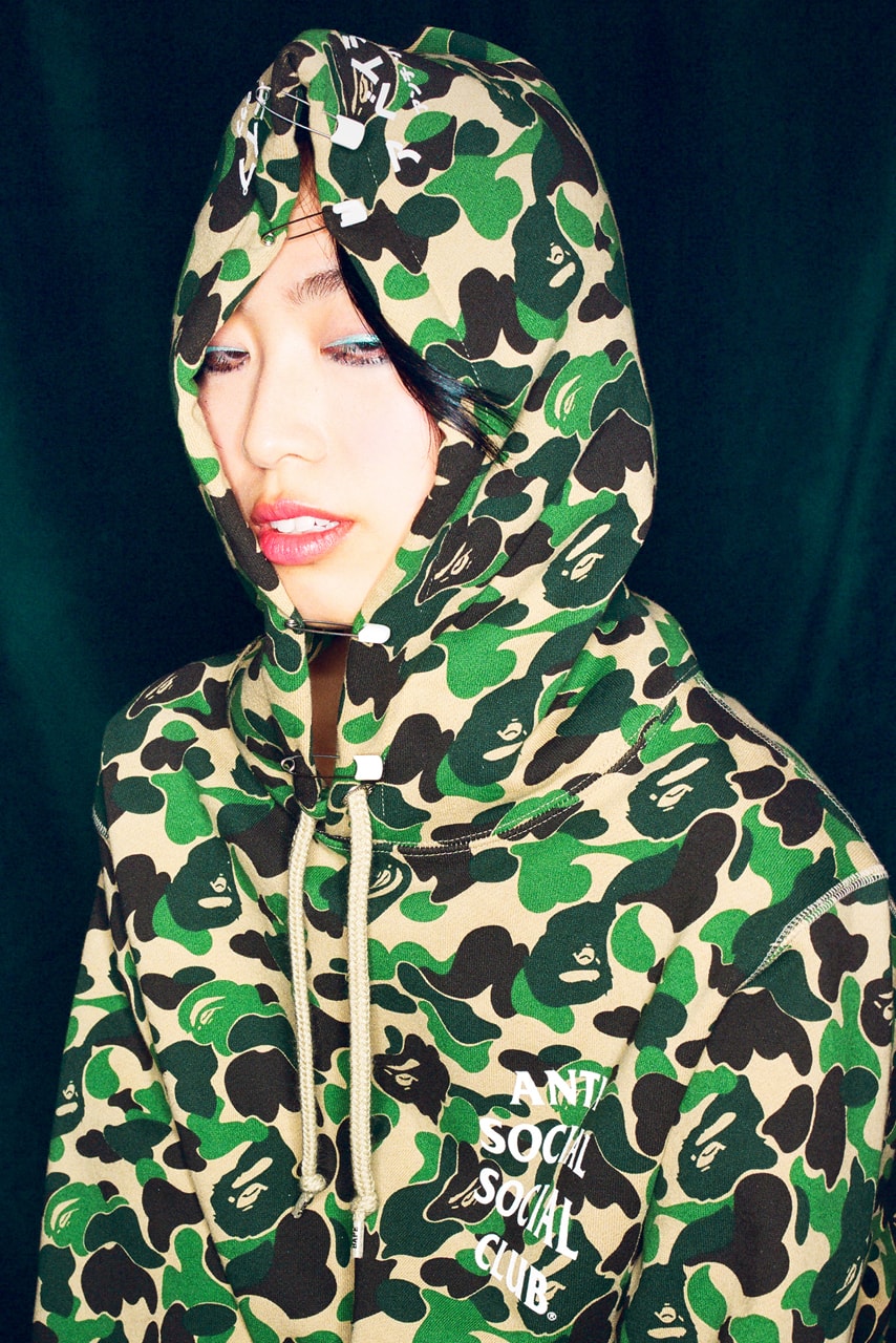 Anti Social Social Club x A BATHING APE® の第3弾となる2020年秋コラボコレクションのルックブックが到着 anti social social club bape fall 2020 collaboration capsule collection 1st camo green pink blue official release date info photos price store list buying guide