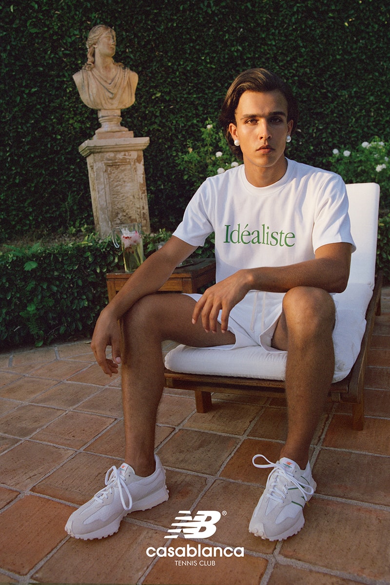 Casablanca© x New Balance が第2弾となるコラボフットウェアをローンチ casablanca new balance 327 fall winter 2020 release information charaf tajer campaign first look