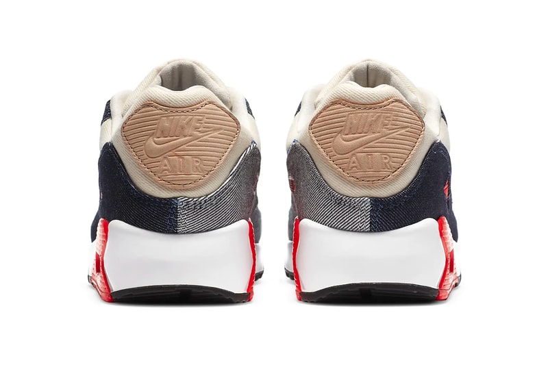 デンハム x ナイキからデニム素材を用いたエアマックス95が登場 Denham Nike Air Max 95 Air Max 90 DD9519-001 CU1646-400 Release footwear sneakers denim kicks shoes 