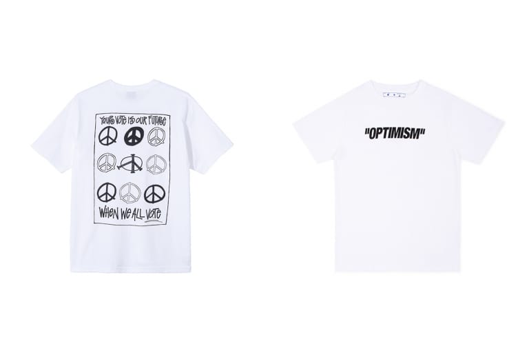 DOVER STREET MARKET が選挙の投票への参加を促すべく STÜSSY や Off-White™️ など25組を招聘したコレクションを発表
