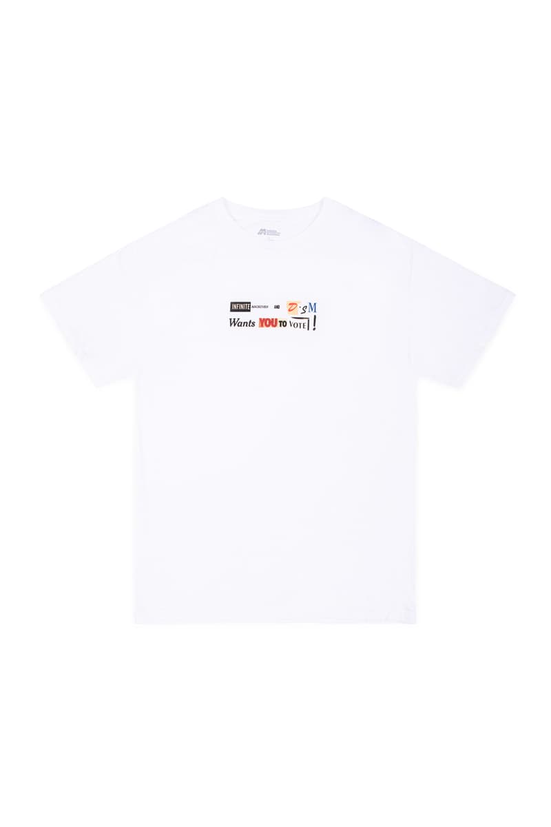 DOVER STREET MARKET が選挙投票の参加を促すべくSTÜSSY や Off-White™️ など25組を招聘したコレクションを発表 Dover Street Market x When We All Vote WWAV Capsule Collection USA NY LA Los Angeles New York Michelle Obama Alastair McKimm Alex Israel Ari Marcopoulos Bravado Beastie Boys Guns N’ Roses Selena Gomez Cactus Plant Flea Market Cam Hicks Dan Colen – Sky High Farm Denim Tears Exchange Program Goodfight Honey Dijon Hood By Air Ignored Prayers Infinite Archives artwork by Adeshola Makinde IRAK Marc Jacobs Maroon World Matt McCormick Midland Agency Off - White Sci - Fi Fantasy Stüssy Vaquera