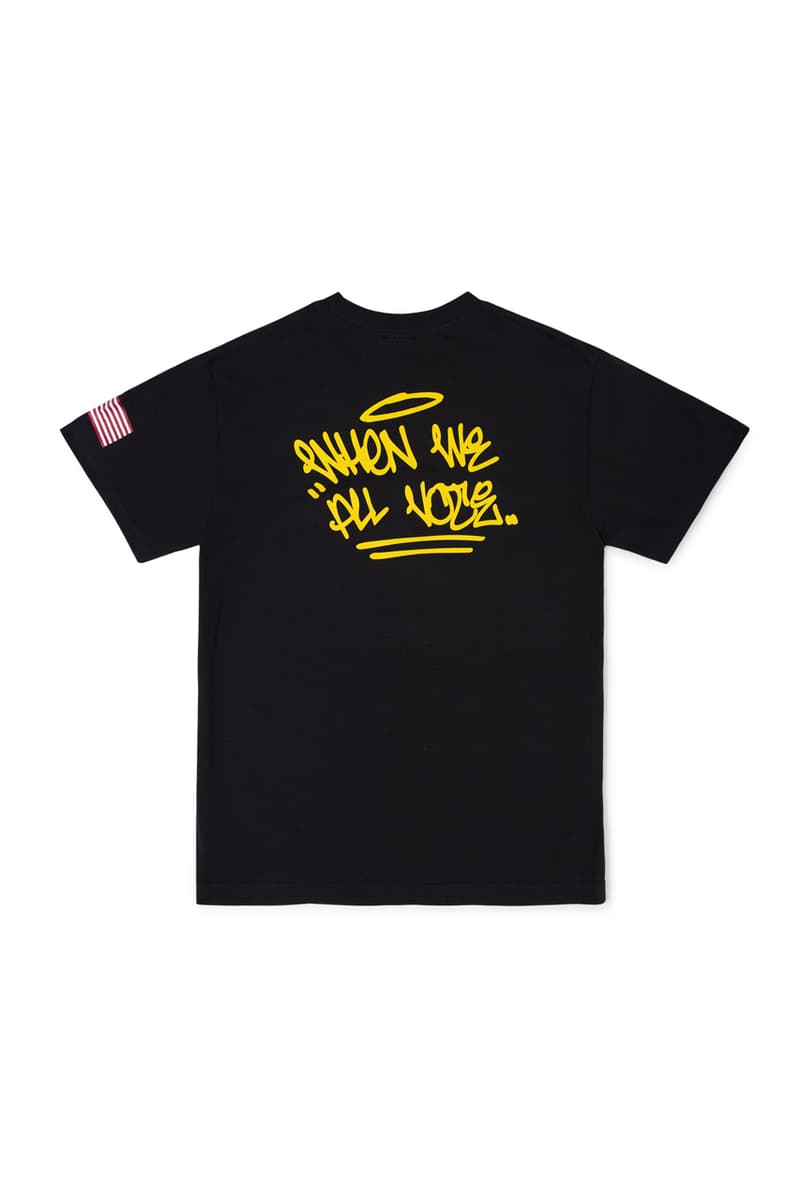 DOVER STREET MARKET が選挙投票の参加を促すべくSTÜSSY や Off-White™️ など25組を招聘したコレクションを発表 Dover Street Market x When We All Vote WWAV Capsule Collection USA NY LA Los Angeles New York Michelle Obama Alastair McKimm Alex Israel Ari Marcopoulos Bravado Beastie Boys Guns N’ Roses Selena Gomez Cactus Plant Flea Market Cam Hicks Dan Colen – Sky High Farm Denim Tears Exchange Program Goodfight Honey Dijon Hood By Air Ignored Prayers Infinite Archives artwork by Adeshola Makinde IRAK Marc Jacobs Maroon World Matt McCormick Midland Agency Off - White Sci - Fi Fantasy Stüssy Vaquera