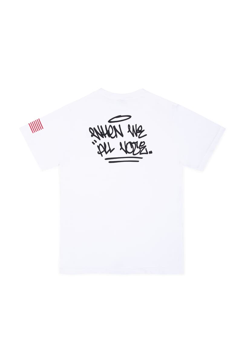 DOVER STREET MARKET が選挙投票の参加を促すべくSTÜSSY や Off-White™️ など25組を招聘したコレクションを発表 Dover Street Market x When We All Vote WWAV Capsule Collection USA NY LA Los Angeles New York Michelle Obama Alastair McKimm Alex Israel Ari Marcopoulos Bravado Beastie Boys Guns N’ Roses Selena Gomez Cactus Plant Flea Market Cam Hicks Dan Colen – Sky High Farm Denim Tears Exchange Program Goodfight Honey Dijon Hood By Air Ignored Prayers Infinite Archives artwork by Adeshola Makinde IRAK Marc Jacobs Maroon World Matt McCormick Midland Agency Off - White Sci - Fi Fantasy Stüssy Vaquera