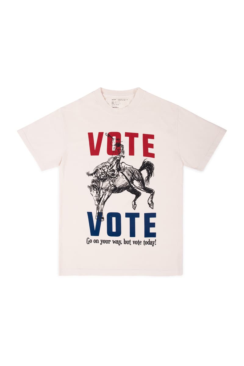 DOVER STREET MARKET が選挙投票の参加を促すべくSTÜSSY や Off-White™️ など25組を招聘したコレクションを発表 Dover Street Market x When We All Vote WWAV Capsule Collection USA NY LA Los Angeles New York Michelle Obama Alastair McKimm Alex Israel Ari Marcopoulos Bravado Beastie Boys Guns N’ Roses Selena Gomez Cactus Plant Flea Market Cam Hicks Dan Colen – Sky High Farm Denim Tears Exchange Program Goodfight Honey Dijon Hood By Air Ignored Prayers Infinite Archives artwork by Adeshola Makinde IRAK Marc Jacobs Maroon World Matt McCormick Midland Agency Off - White Sci - Fi Fantasy Stüssy Vaquera