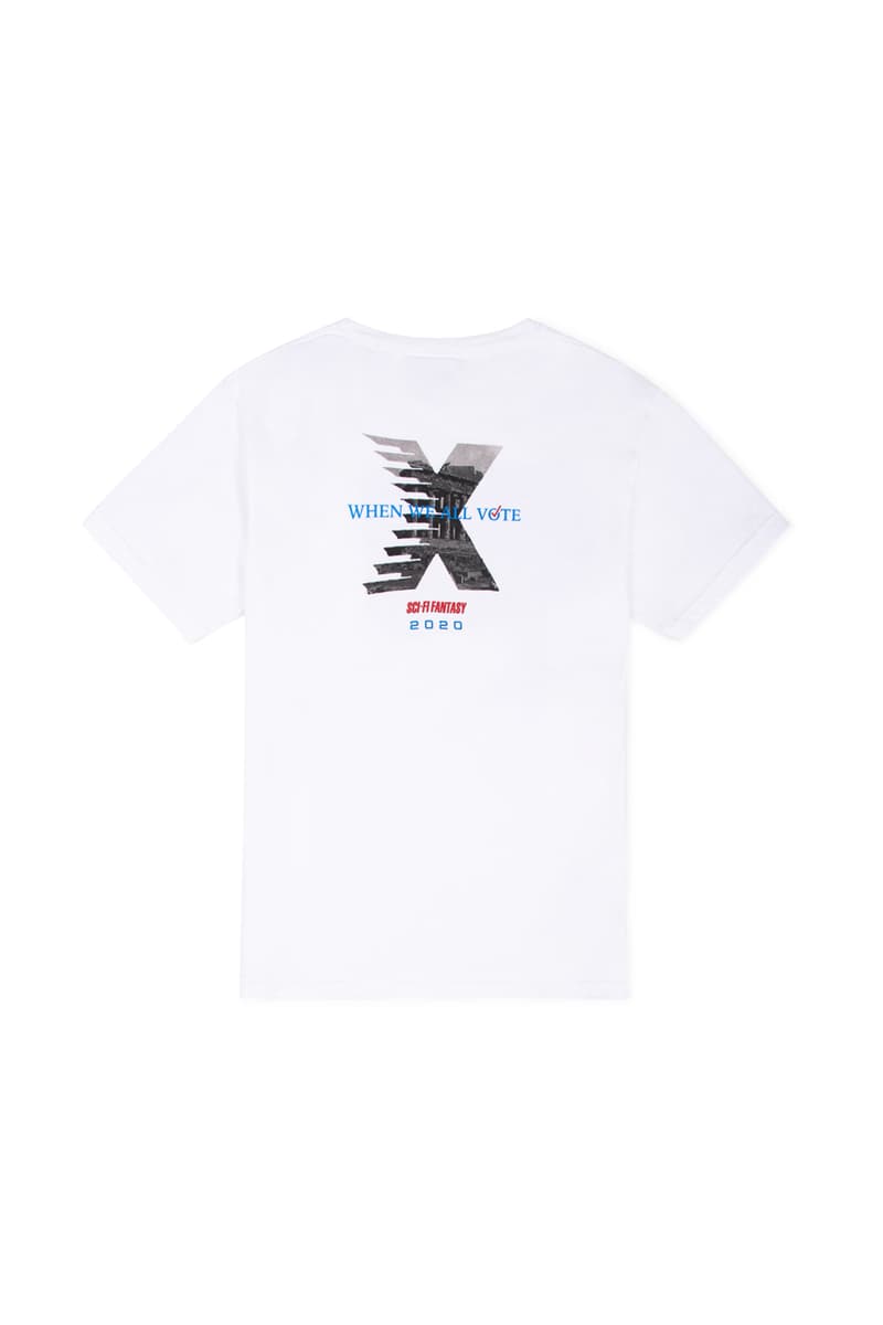 DOVER STREET MARKET が選挙投票の参加を促すべくSTÜSSY や Off-White™️ など25組を招聘したコレクションを発表 Dover Street Market x When We All Vote WWAV Capsule Collection USA NY LA Los Angeles New York Michelle Obama Alastair McKimm Alex Israel Ari Marcopoulos Bravado Beastie Boys Guns N’ Roses Selena Gomez Cactus Plant Flea Market Cam Hicks Dan Colen – Sky High Farm Denim Tears Exchange Program Goodfight Honey Dijon Hood By Air Ignored Prayers Infinite Archives artwork by Adeshola Makinde IRAK Marc Jacobs Maroon World Matt McCormick Midland Agency Off - White Sci - Fi Fantasy Stüssy Vaquera