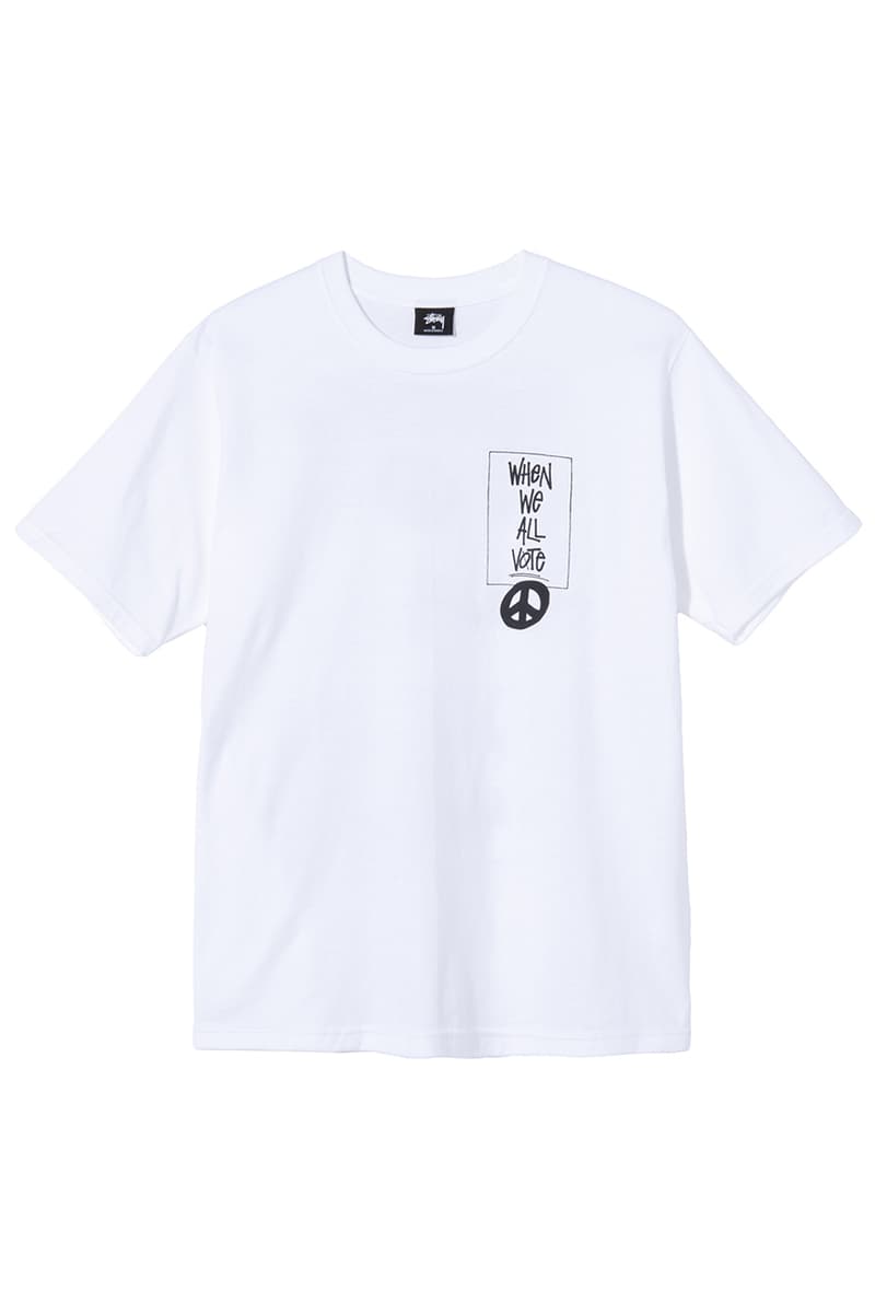 DOVER STREET MARKET が選挙投票の参加を促すべくSTÜSSY や Off-White™️ など25組を招聘したコレクションを発表 Dover Street Market x When We All Vote WWAV Capsule Collection USA NY LA Los Angeles New York Michelle Obama Alastair McKimm Alex Israel Ari Marcopoulos Bravado Beastie Boys Guns N’ Roses Selena Gomez Cactus Plant Flea Market Cam Hicks Dan Colen – Sky High Farm Denim Tears Exchange Program Goodfight Honey Dijon Hood By Air Ignored Prayers Infinite Archives artwork by Adeshola Makinde IRAK Marc Jacobs Maroon World Matt McCormick Midland Agency Off - White Sci - Fi Fantasy Stüssy Vaquera