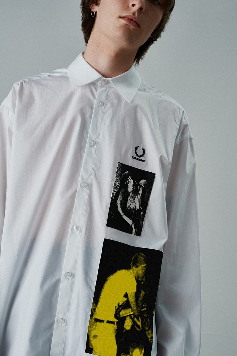 Raf Simons × Fred Perry がロンドンの老舗ライブハウス 『100 Club』へオマージュを捧げた最新コレクションを発表 fred perry Raf Simons fall winter 2020 100 club collection oversized garments where to cop when does it drop