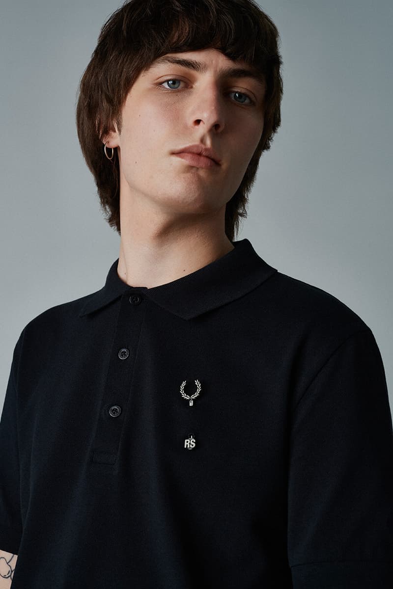 Raf Simons × Fred Perry がロンドンの老舗ライブハウス 『100 Club』へオマージュを捧げた最新コレクションを発表 fred perry Raf Simons fall winter 2020 100 club collection oversized garments where to cop when does it drop