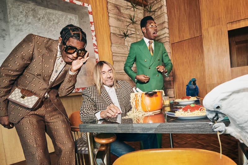A$AP Rocky、Tyler, the Creator,、Iggy Pop が Gucci の新広告キャンペーンで共演 Gucci "Life of a Rock Star" Campaign Features A$AP Rocky Tyler, The Creator Iggy Pop