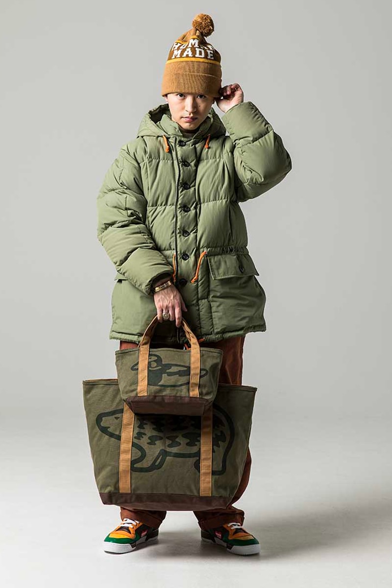 ヒューマンメイド 2020年秋冬コレクション ニゴー HUMAN MADE Fall Winter 2020 Lookbook menswear streetwear fw20 jackets shirts pants trousers t shirts accessories bags pillows varsity ivy americana nigo