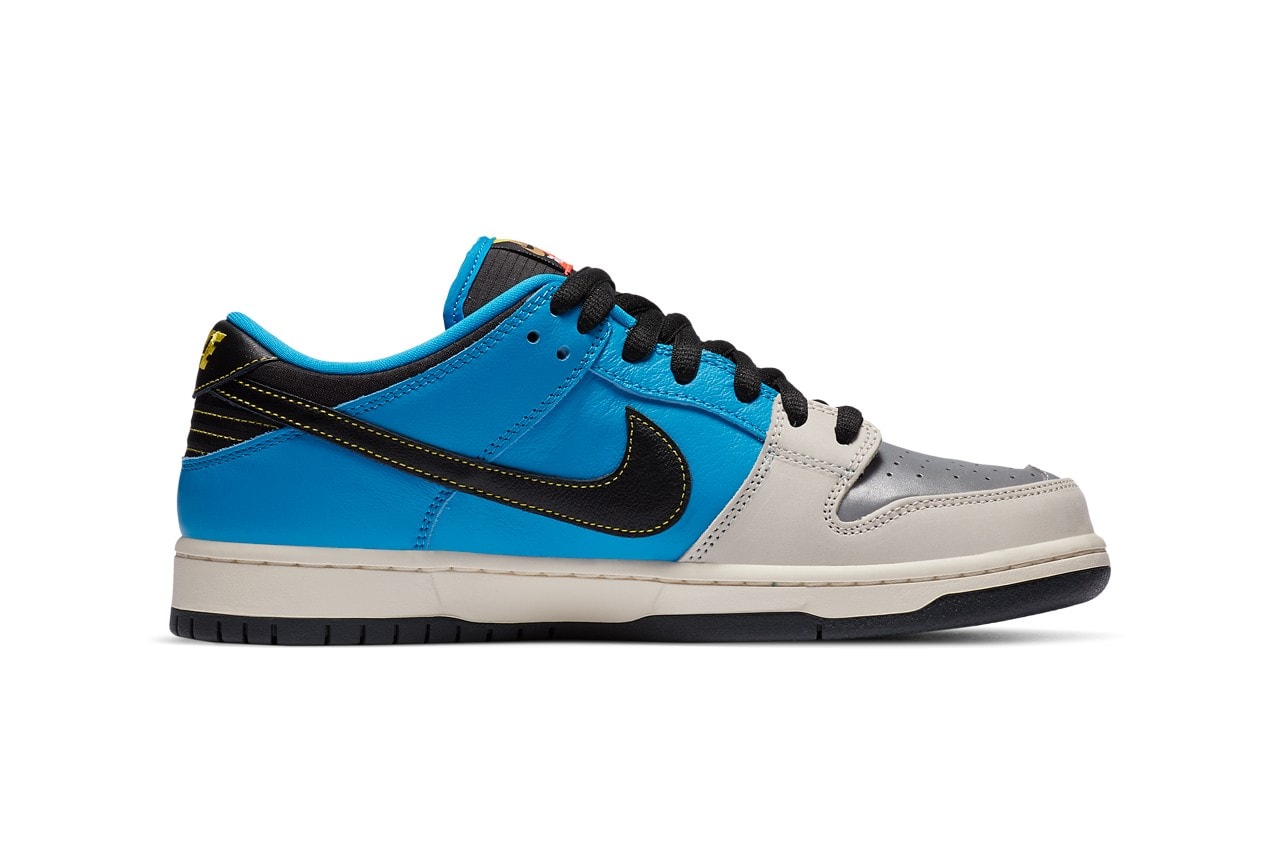 Nike SB x Instant Skateboards の新作コラボフットウェアが登場 instant skateboards nike sb dunk low silver tan blue black dog wolf cz5128 400 official release date info photos price store list buying guide