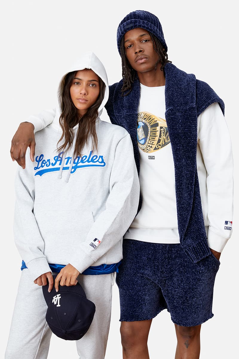 キスがヤンキース & ドジャースとのコラボコレクションを展開 kith ronnie fieg mlb major league baseball new york yankees los angeles dodgers jacket tee hats shirts sweatshirts official release date info photos price store list buying guide