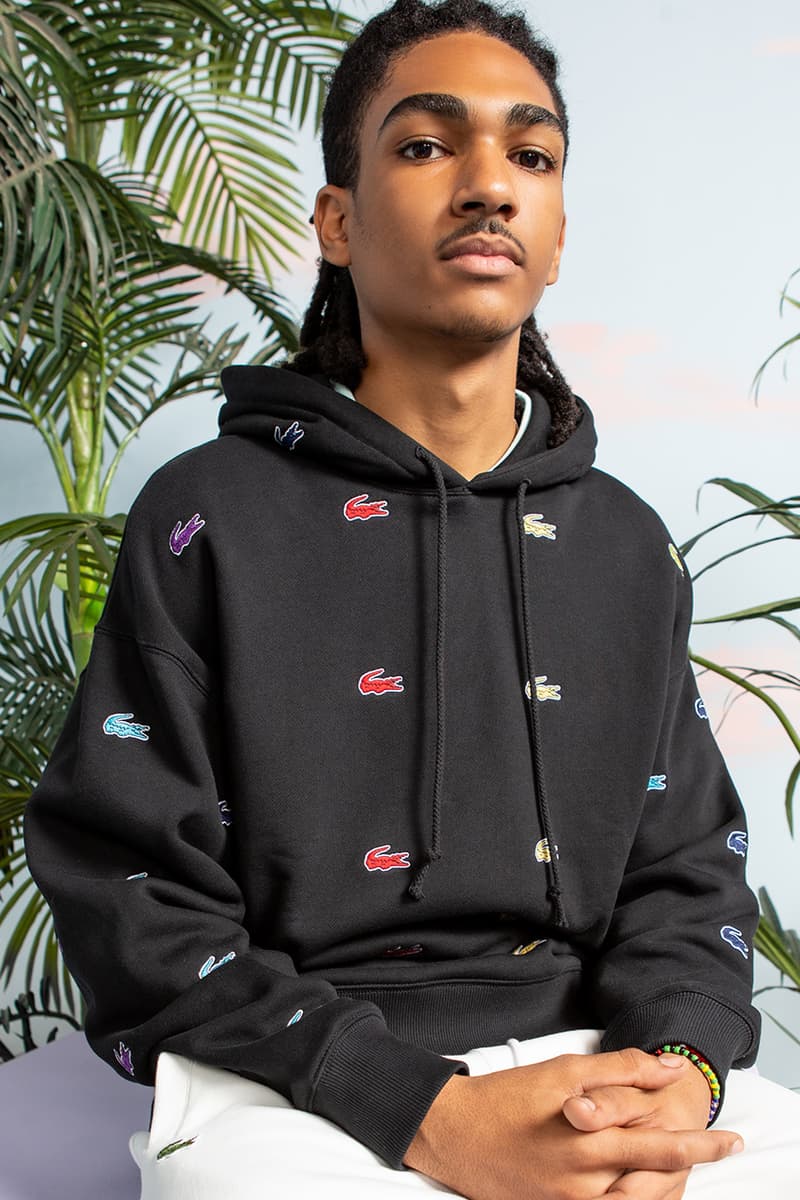 LACOSTE と Chinatown Market によるストリート要素の強いコラボコレクションが登場 Lacoste chinatown market fw20 collaboration logo big crocodile release information where to cop
