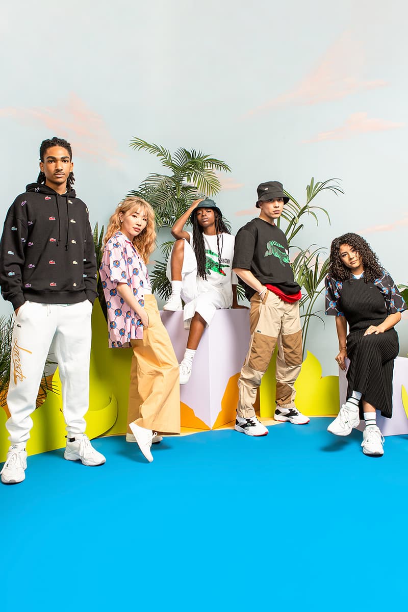 LACOSTE と Chinatown Market によるストリート要素の強いコラボコレクションが登場 Lacoste chinatown market fw20 collaboration logo big crocodile release information where to cop