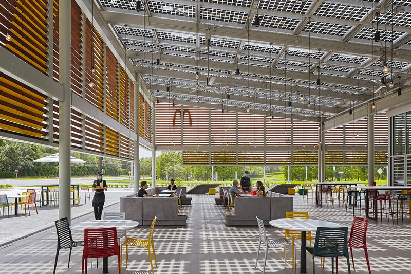 マクドナルドが消費するエネルギーをゼロにした第1号店をオープン McDonalds Zero Energy Disney World florida Restaurant eco environment friendly