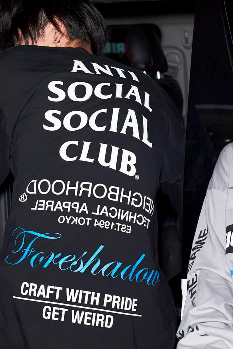 NEIGHBORHOOD × ANTI SOCIAL SOCIAL CLUB が第3弾となるコラボコレクションを発表 NEIGHBORHOOD Anti Social Social Club 2020 Capsule Release Info Hoodie T shirt
