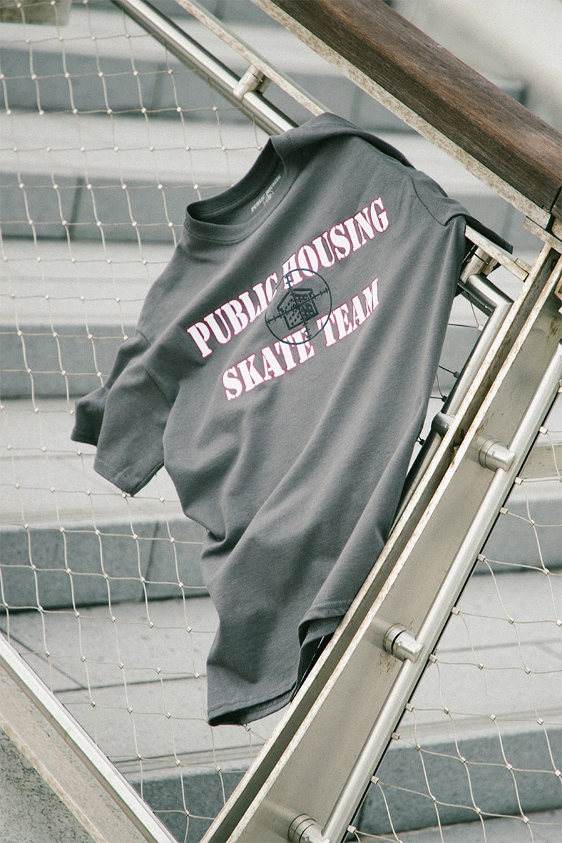 Public Housing Skate Team カプセルコレクションが HBX 限定で登場 Public Housing Skate Team HBX Exclusive Capsule Release T shirt Helicopter Virgil Abloh