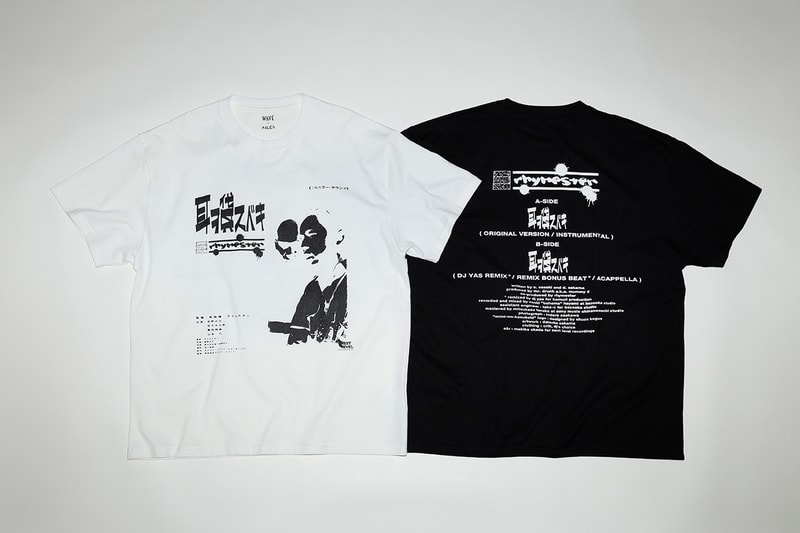 レコードショップ ウェイブよりジャパニーズ・ヒップホップ黎明期のアーティストをフィーチャーしたTシャツがリリース record store wave japanese hip hop artist t-shirts release info