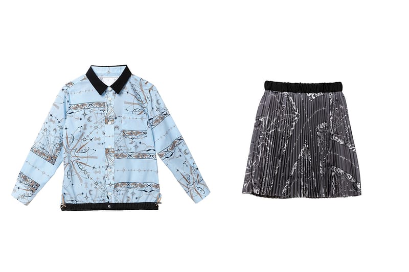 sacai が Dr.Woo の手がけたバンダナ柄を用いたキッズアイテムを受注販売