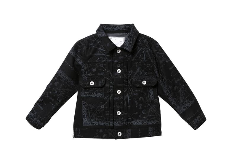 サカイがドクターウーの sacai が Dr.Woo の手がけたバンダナ柄を用いたキッズアイテムを受注販売 