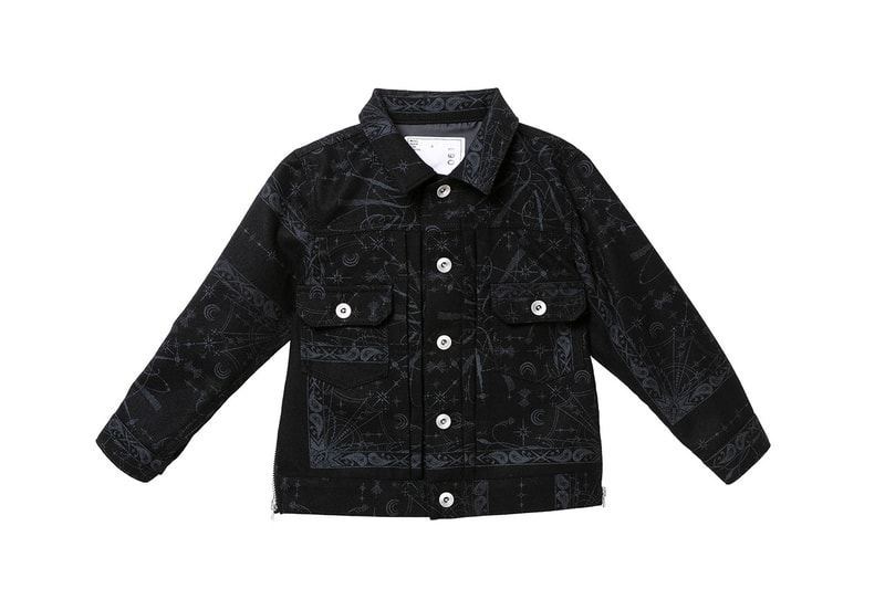 サカイがドクターウーの sacai が Dr.Woo の手がけたバンダナ柄を用いたキッズアイテムを受注販売 