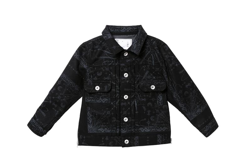 サカイがドクターウーの sacai が Dr.Woo の手がけたバンダナ柄を用いたキッズアイテムを受注販売