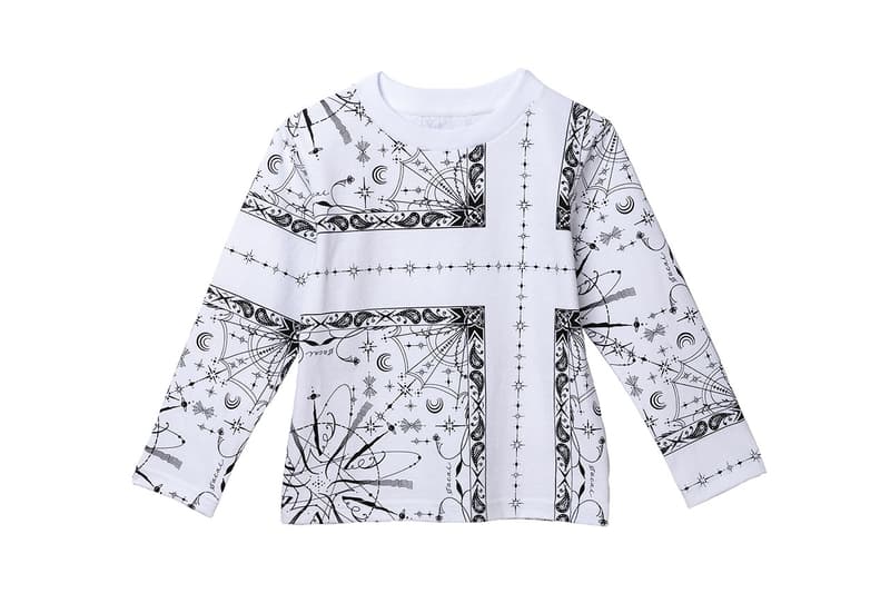 サカイがドクターウーの sacai が Dr.Woo の手がけたバンダナ柄を用いたキッズアイテムを受注販売 