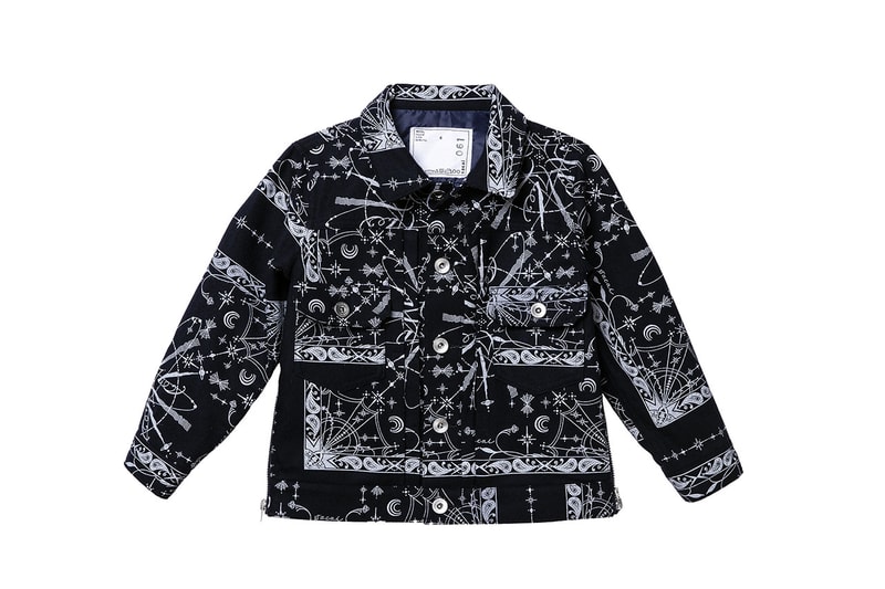 サカイがドクターウーの sacai が Dr.Woo の手がけたバンダナ柄を用いたキッズアイテムを受注販売 