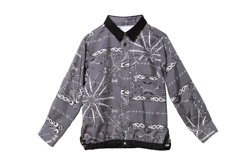 サカイがドクターウーの sacai が Dr.Woo の手がけたバンダナ柄を用いたキッズアイテムを受注販売