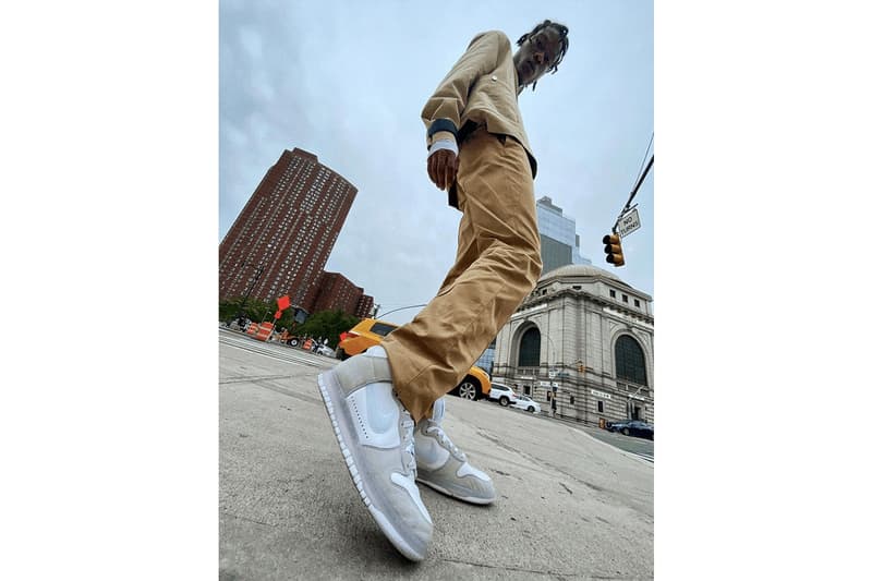 ナイキxスラムジャムの強力タッグから脱構築的なデザインのダンク ハイがリリース Slam Jam x Nike Dunk "Light Gray" & "Black" Release