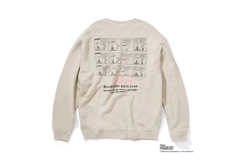 Billionaire Boys Club x PEANUTS のコラボカプセルコレクションが発売される BILLIONAIRE BOYS CLUB x PEANUT releases capsule collection 