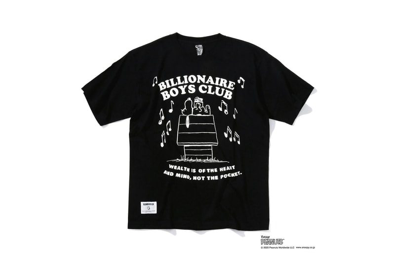 Billionaire Boys Club x PEANUTS のコラボカプセルコレクションが発売される BILLIONAIRE BOYS CLUB x PEANUT releases capsule collection 