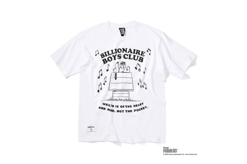 Billionaire Boys Club x PEANUTS のコラボカプセルコレクションが発売される BILLIONAIRE BOYS CLUB x PEANUT releases capsule collection 
