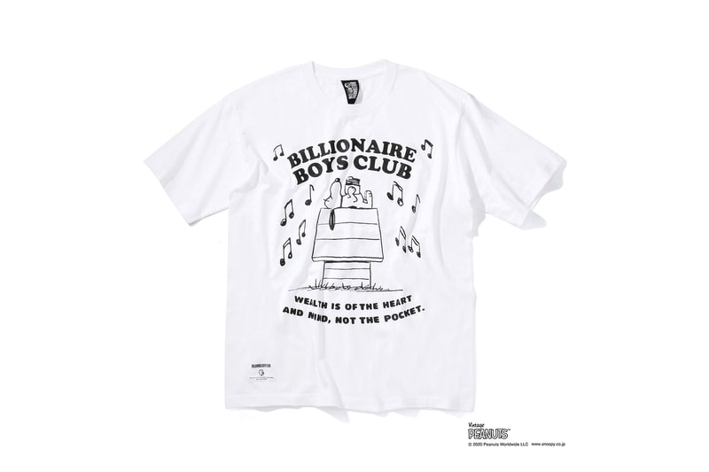 Billionaire Boys Club x PEANUTS のコラボカプセルコレクションが発売される BILLIONAIRE BOYS CLUB x PEANUT releases capsule collection 
