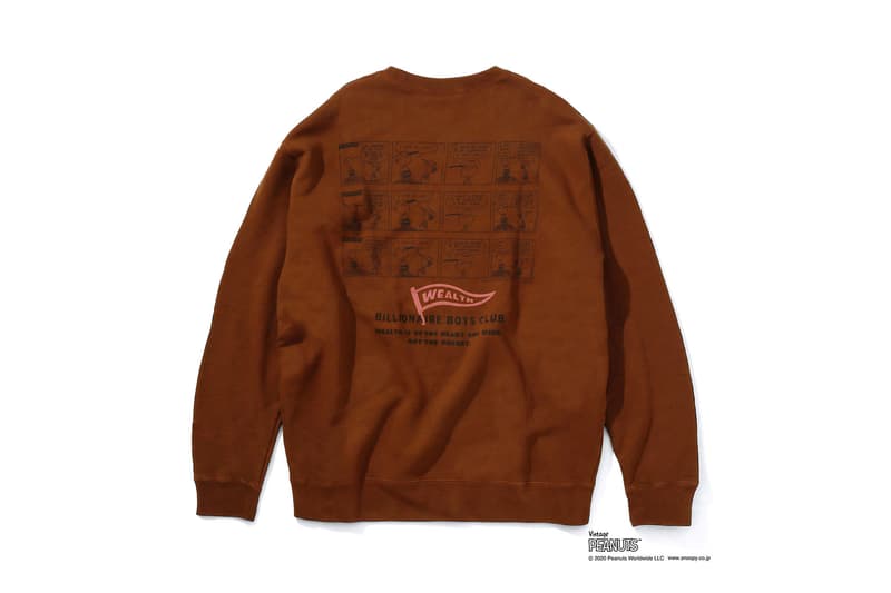 Billionaire Boys Club x PEANUTS のコラボカプセルコレクションが発売される BILLIONAIRE BOYS CLUB x PEANUT releases capsule collection 
