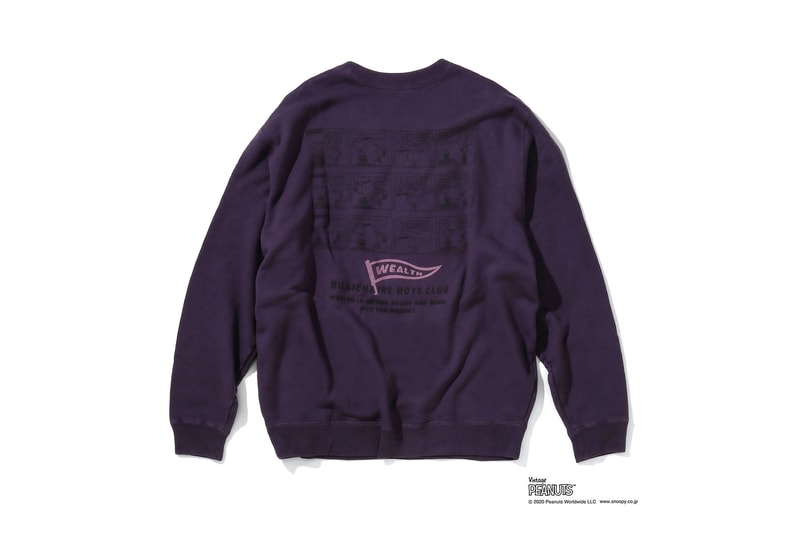 Billionaire Boys Club x PEANUTS のコラボカプセルコレクションが発売される BILLIONAIRE BOYS CLUB x PEANUT releases capsule collection 