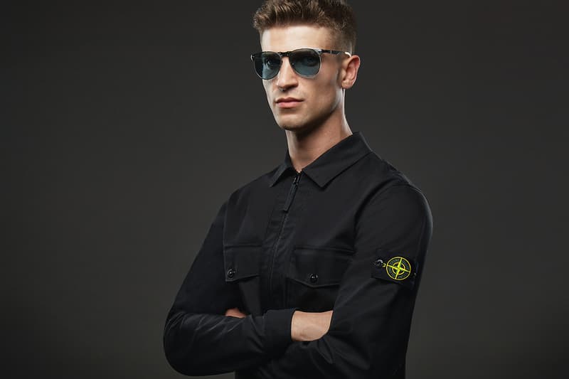 ストーンアイランドが同郷の老舗アイウェアブランドペルソールとのサングラスをリリース stone island Persol collab sunglasses release 