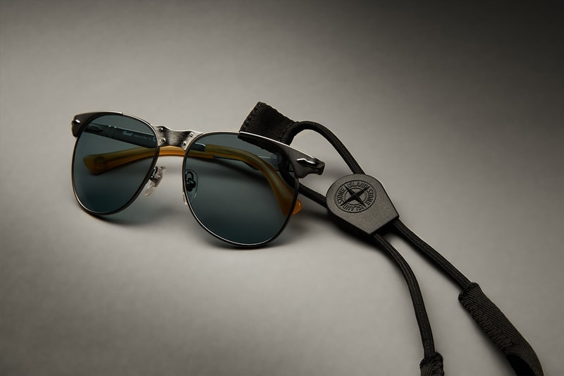 ストーンアイランドが同郷の老舗アイウェアブランドペルソールとのサングラスをリリース stone island Persol collab sunglasses release 