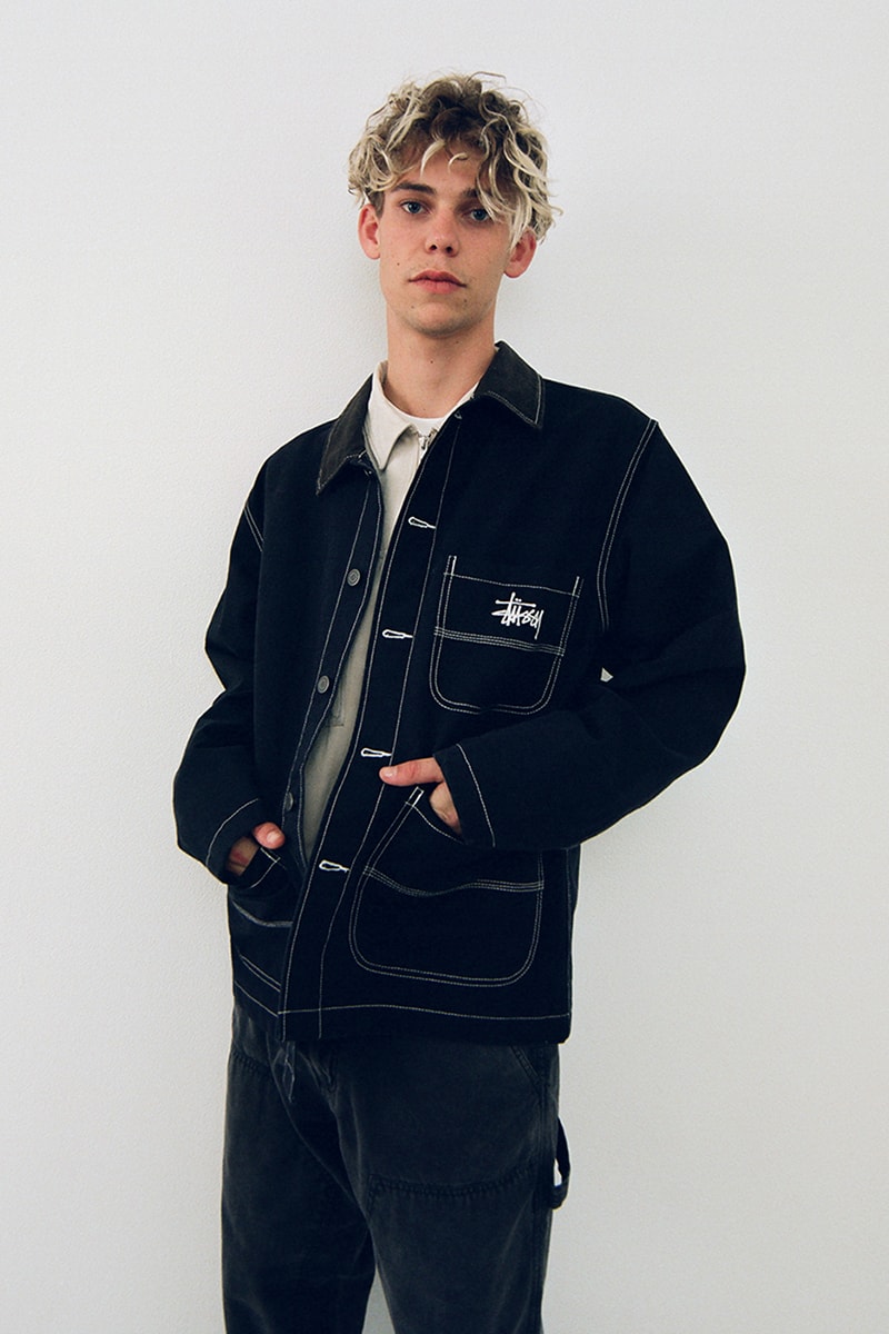 ステューシー 2020年秋コレクション Stussy Fall 2020 Lookbook menswear streetwear collection jackets shirts t shirts graphics sweaters knitwear pants trousers