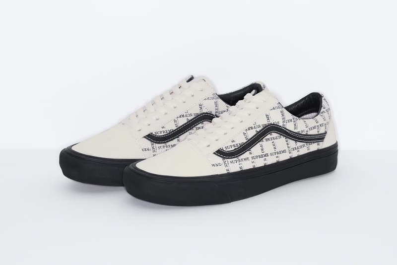 シュプリーム x ヴァンズの最新コラボスニーカー2型が発売 supreme new york vans half cab old skool pro