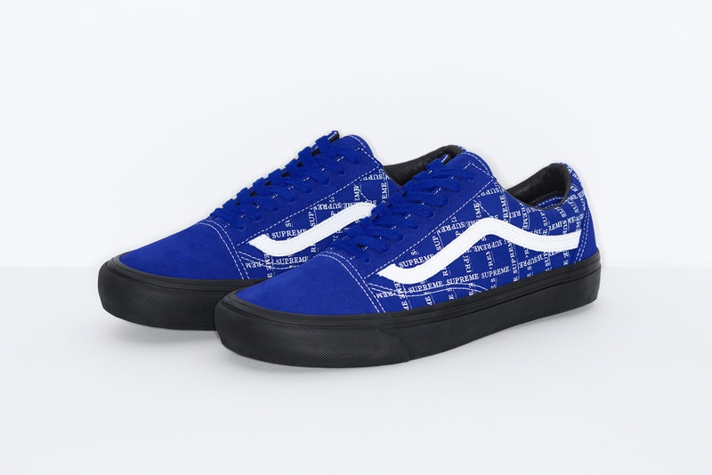 シュプリーム x ヴァンズの最新コラボスニーカー2型が発売 supreme new york vans half cab old skool pro